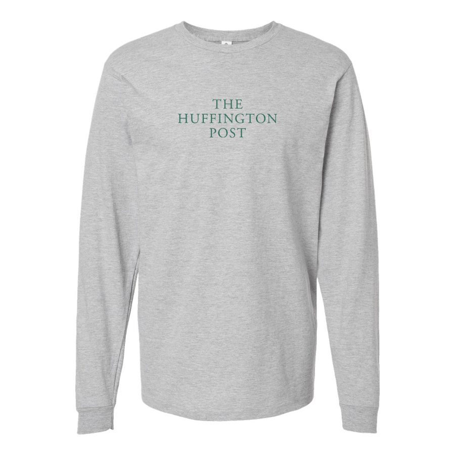 Men's The Huffington Post Logo Cotton Long Sleeve T-Shirt