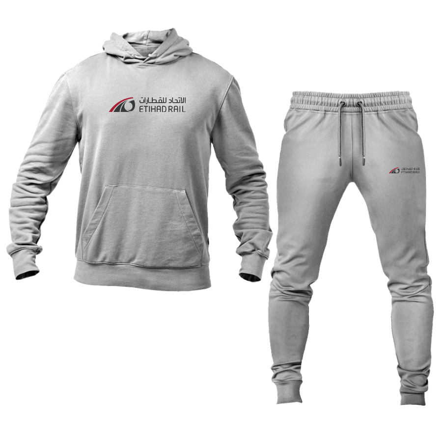 Men's Etihad Rail Logo Hoodie Joggers Set