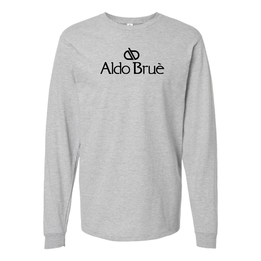 Men's Aldo Brue Logo Cotton Long Sleeve T-Shirt