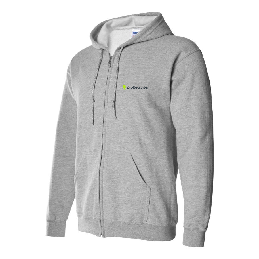 Men's   ZipRecruiter Logo Zipper Hoodie