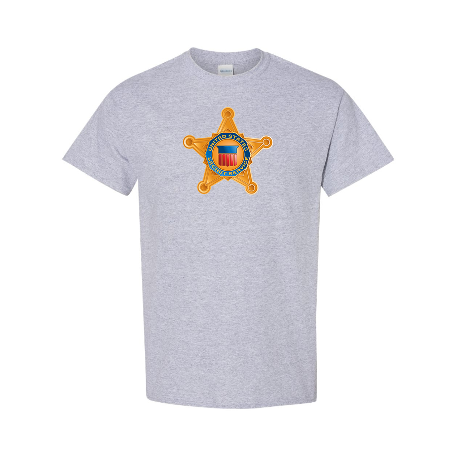 Men's Secret Service Star Logo Cotton T-Shirt
