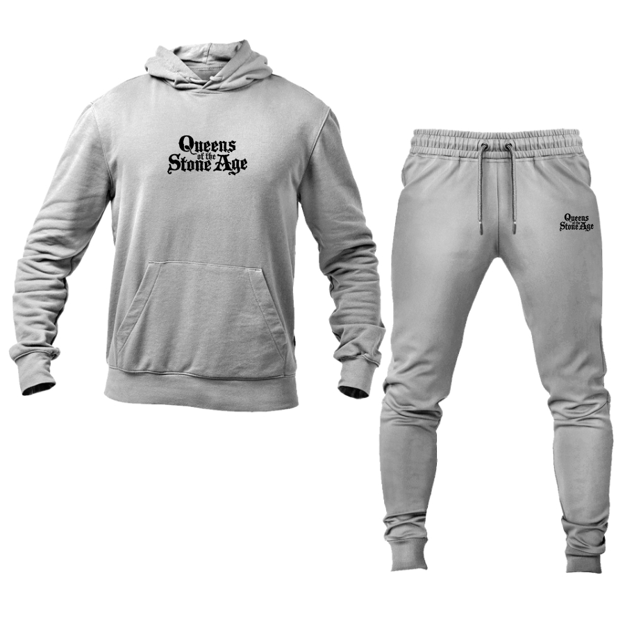 Men's Queens of the Stone Age Hoodie Joggers Set