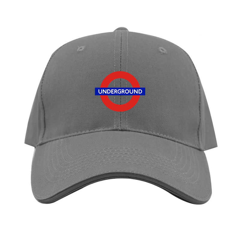 London Tube Logo  Dad Baseball Cap Hat