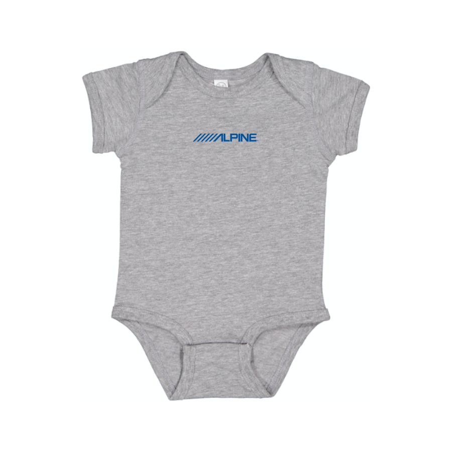 Alpine Logo  Baby Onesie Romper