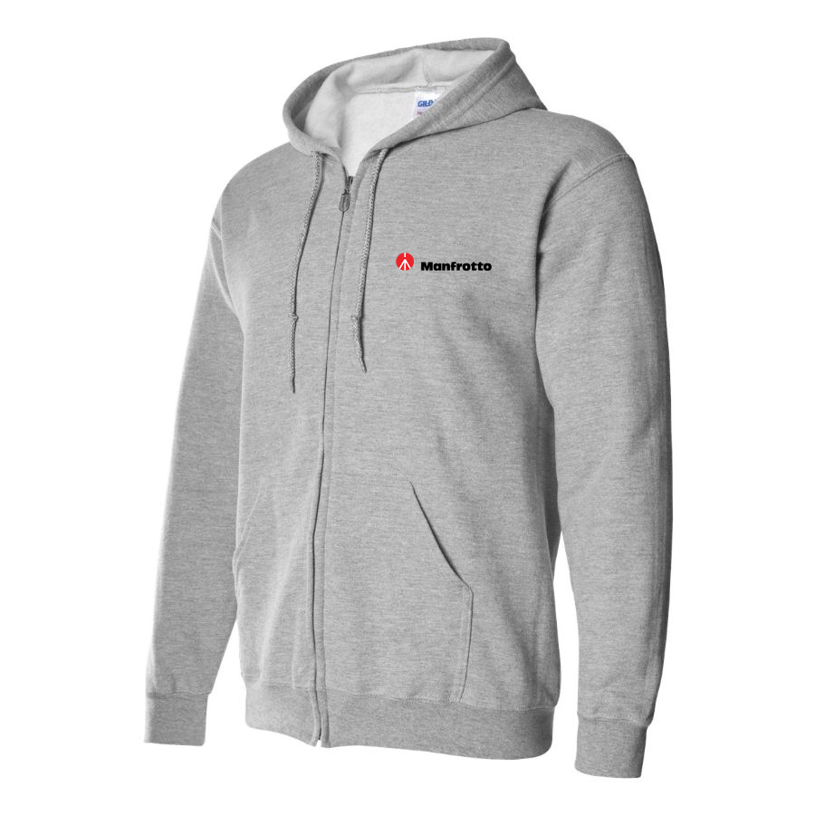 Men's Manfrotto Logo Zipper Hoodie