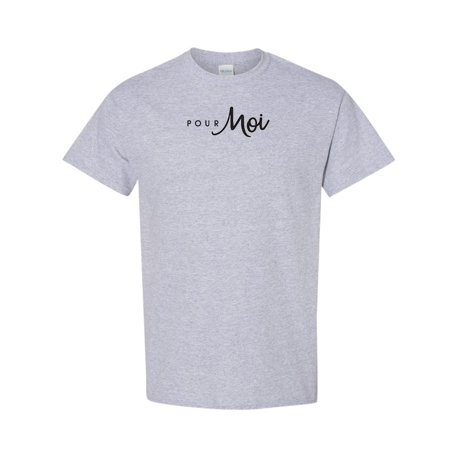 Men's Pour Moi Logo Cotton T-Shirt