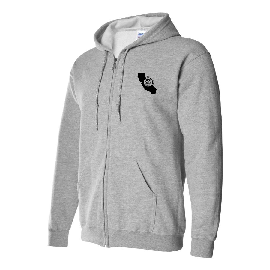 Men's California Made Logo Zipper Hoodie
