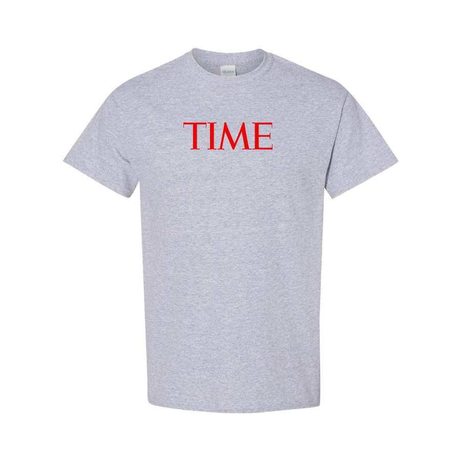 Men's Time Logo Cotton T-Shirt