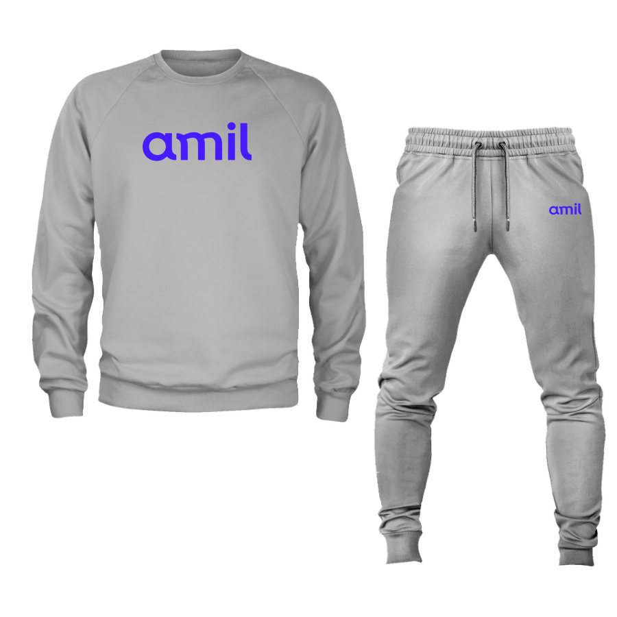 Men's  Amil Crewneck Sweatshirt Joggers Suit