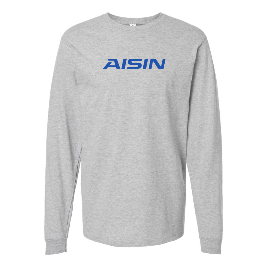 Men's Aisin Logo Cotton Long Sleeve T-Shirt