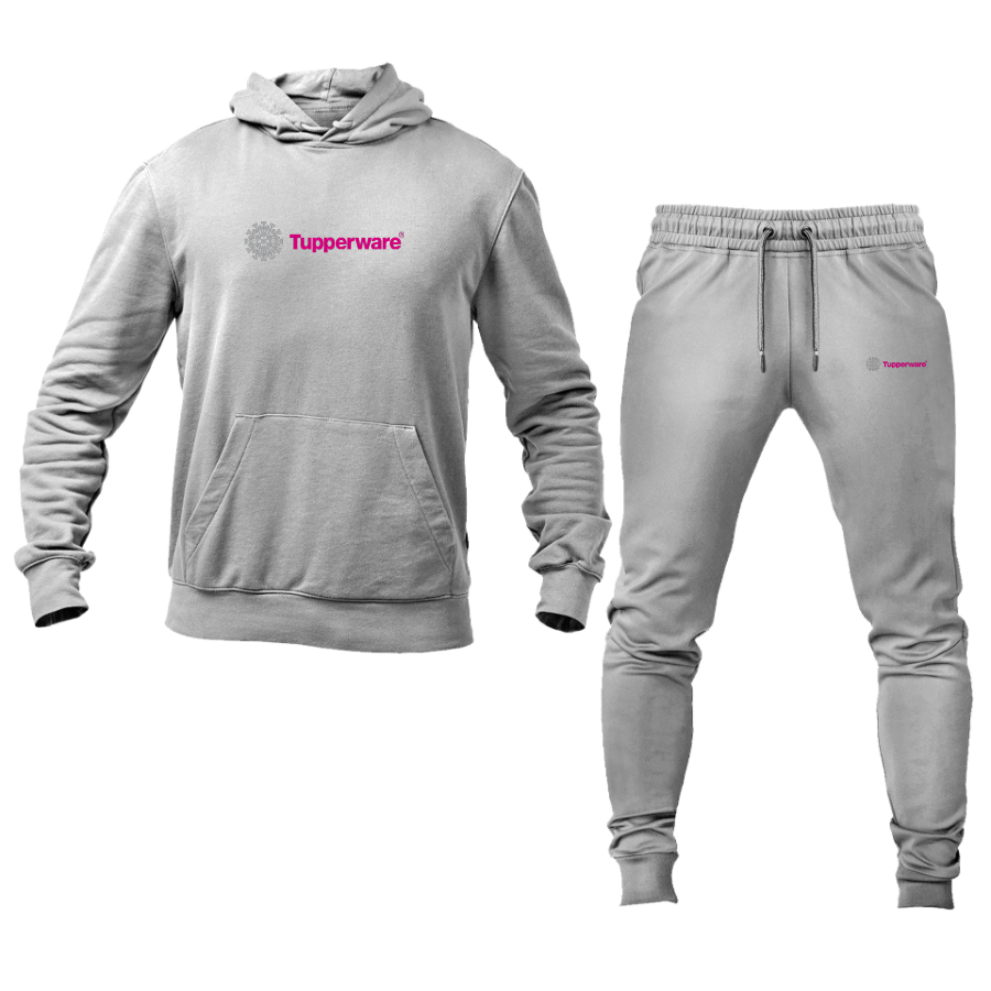 Men's Tupperware Logo Hoodie Joggers Set