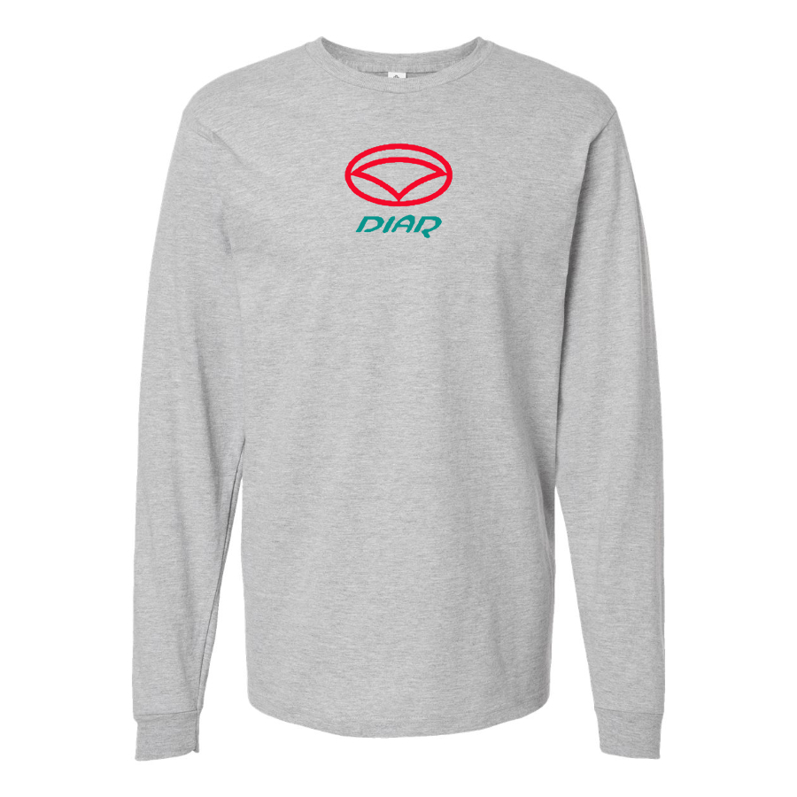 Men's Diar Motors Logo Cotton Long Sleeve T-Shirt