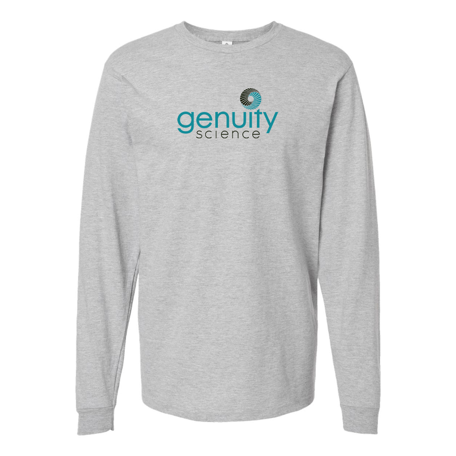 Men's Genuity Science  Logo Cotton Long Sleeve T-Shirt