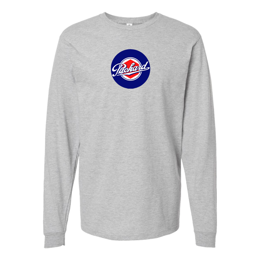 Men's Packard Logo Cotton Long Sleeve T-Shirt