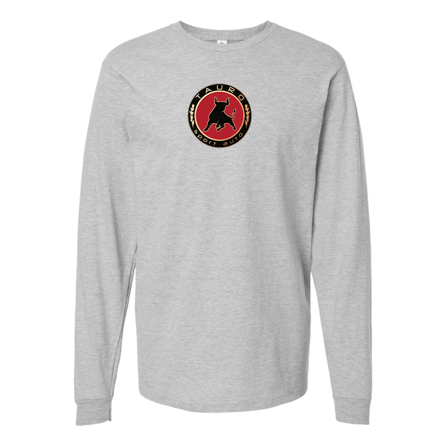 Men's Tauro Sport Auto Logo Cotton Long Sleeve T-Shirt