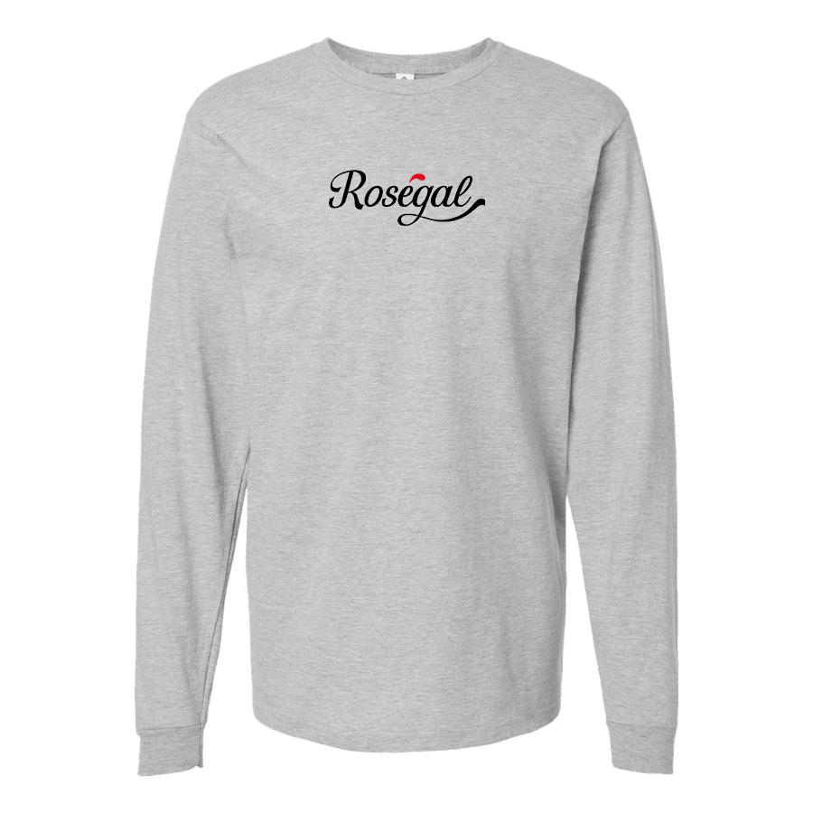 Men's Rosegal Logo Cotton Long Sleeve T-Shirt