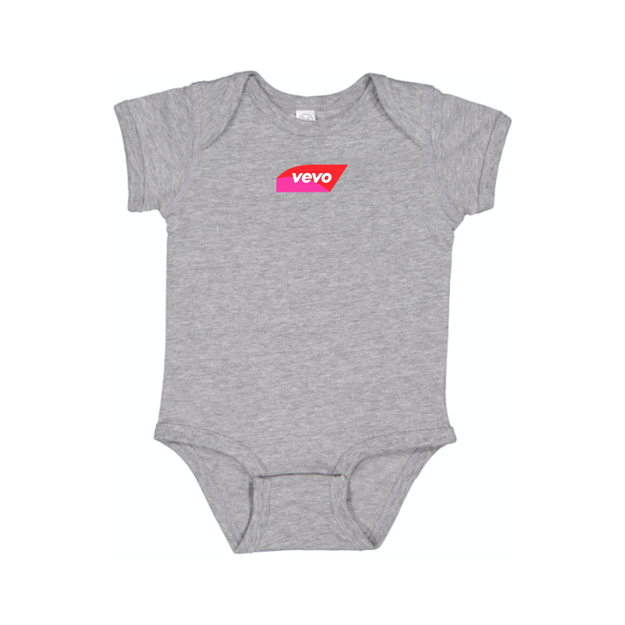 Vevo Thumbnail Banner Logo Baby Onesie Romper