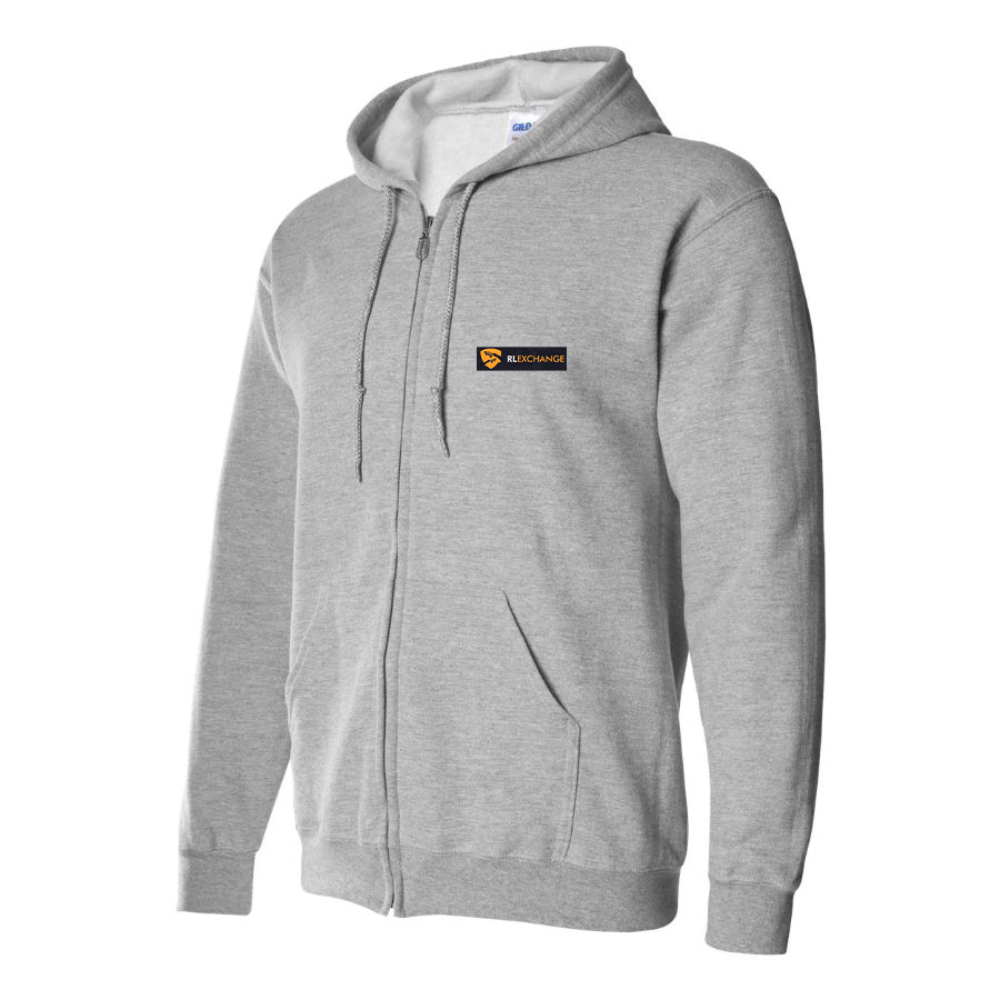 Men's RL Exchange Logo Zipper Hoodie