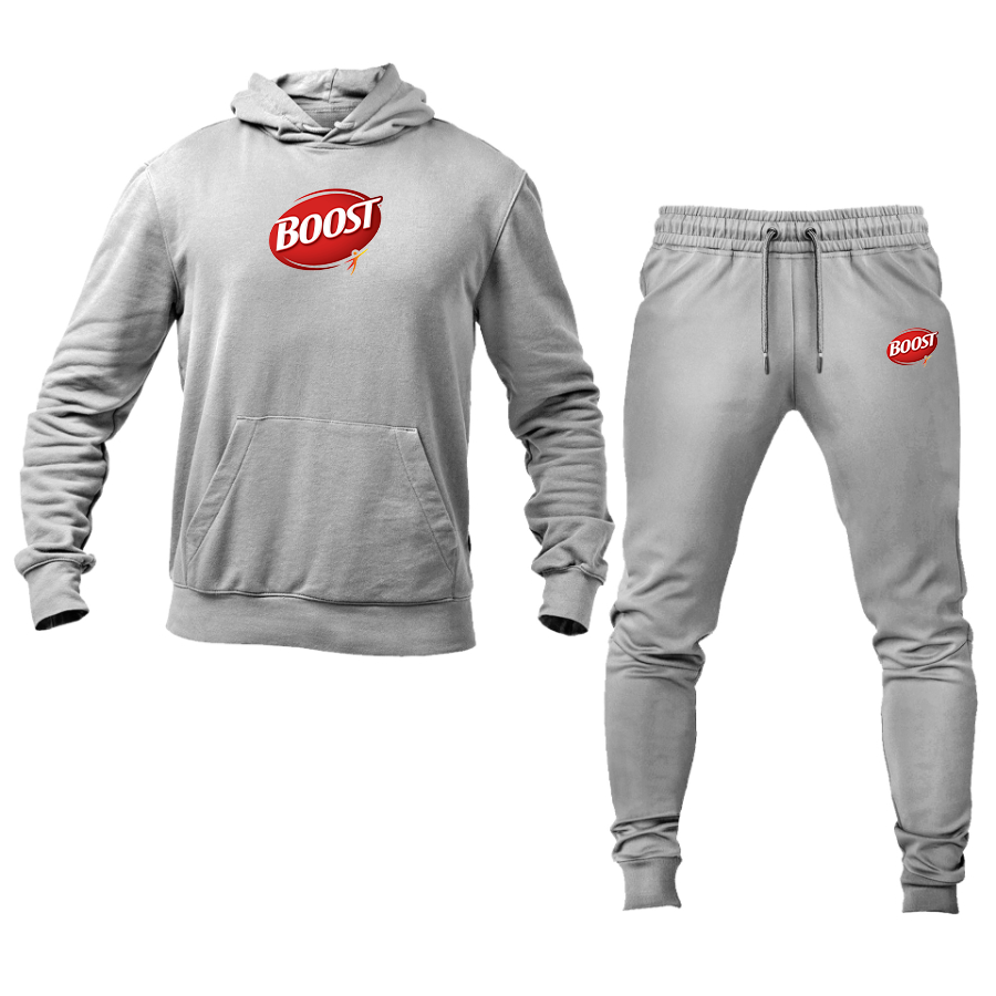 Men's Boost Logo Hoodie Joggers Set