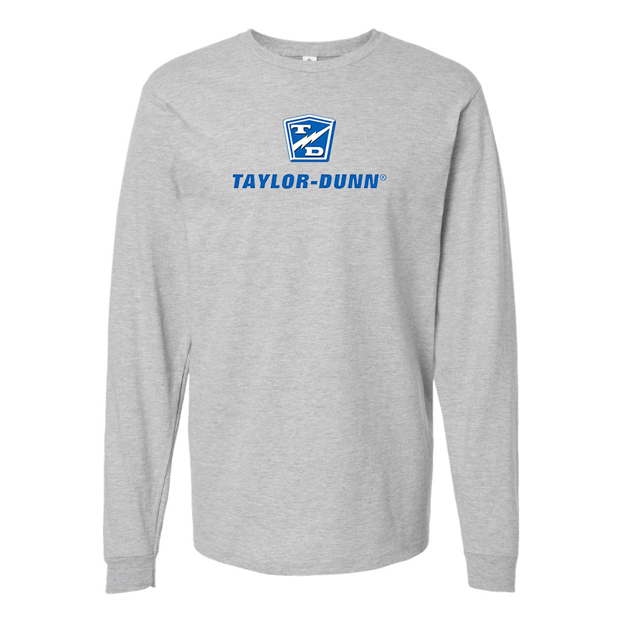 Men's Taylor Dunn Logo Cotton Long Sleeve T-Shirt