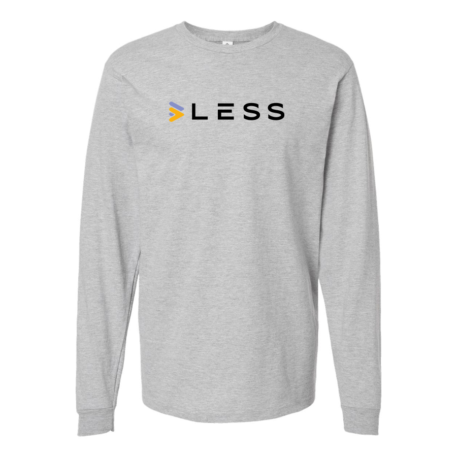 Men's LOGO LESS Logo Cotton Long Sleeve T-Shirt