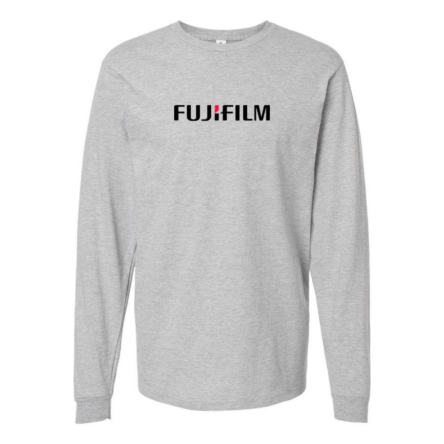 Men's Fujifilm Logo Cotton Long Sleeve T-Shirt