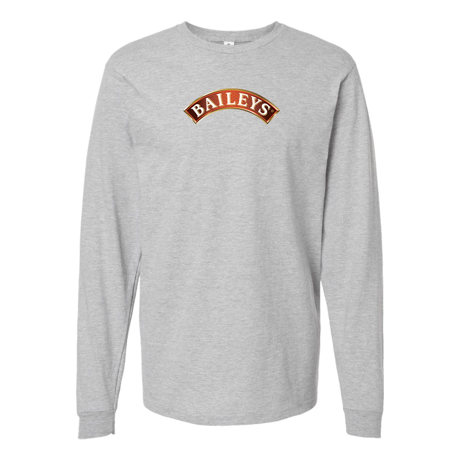 Men's Baileys Logo Cotton Long Sleeve T-Shirt