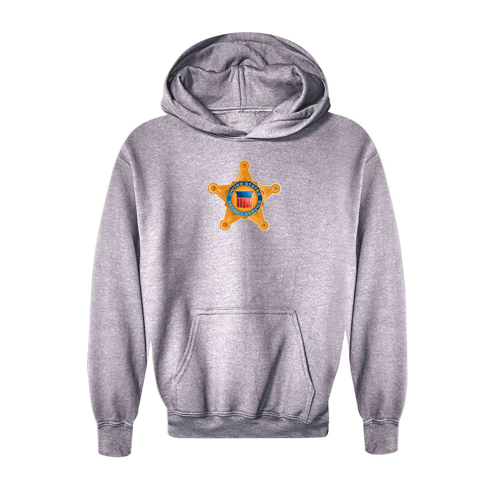 Youth Secret Service Star Logo  Pullover Hoodie