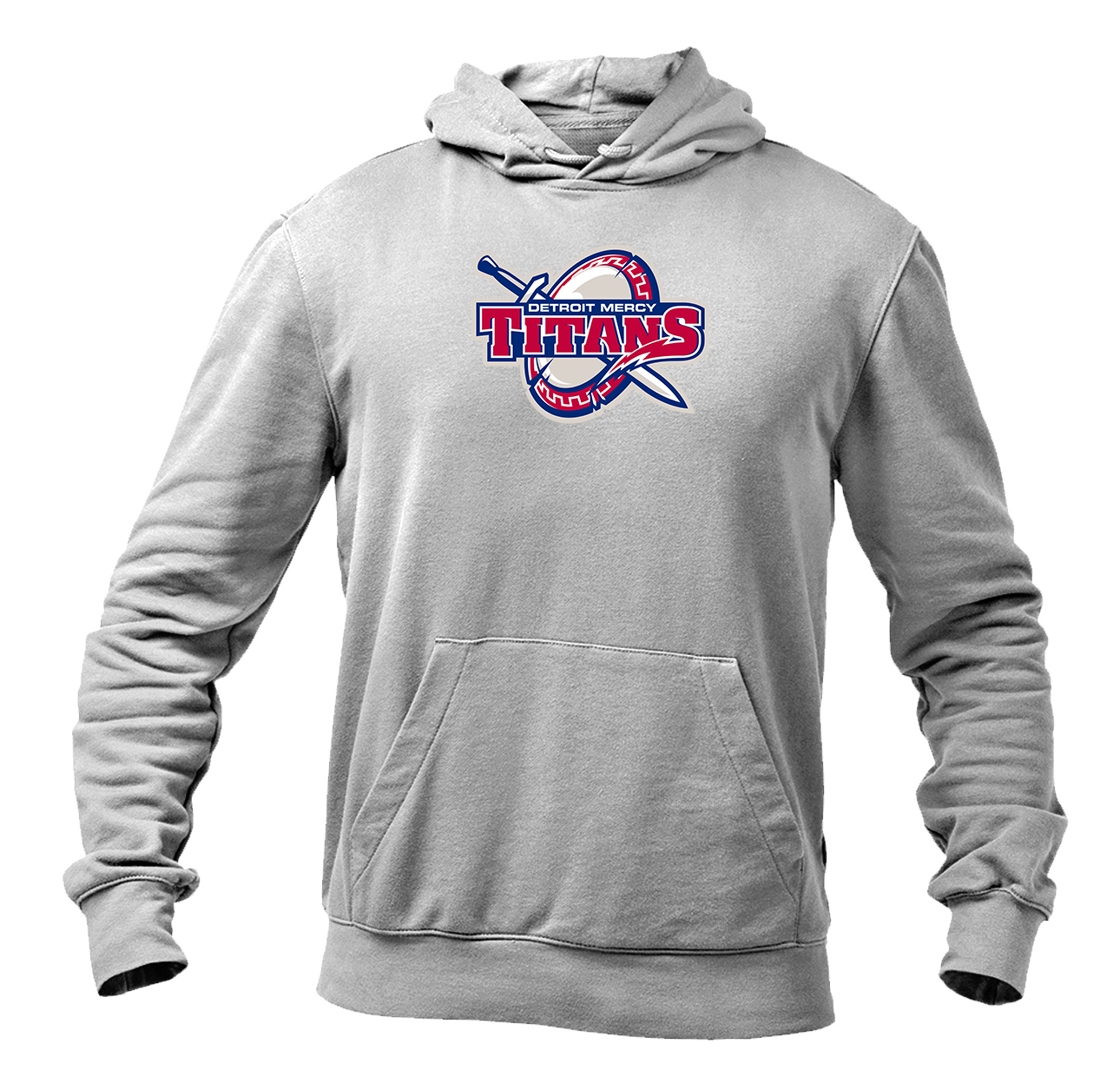 Men's Detroit Titans  Softstyle Midweight Hooded Sweatshirt