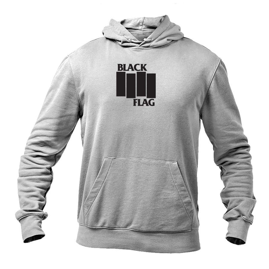 Men's Black Flag Logo Pullover Hoodie