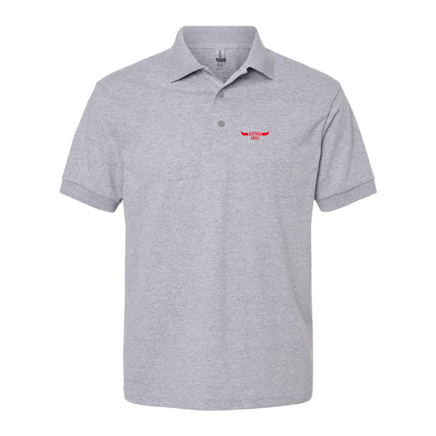 Men's Buffalo Grill Logo Dry Blend Polo