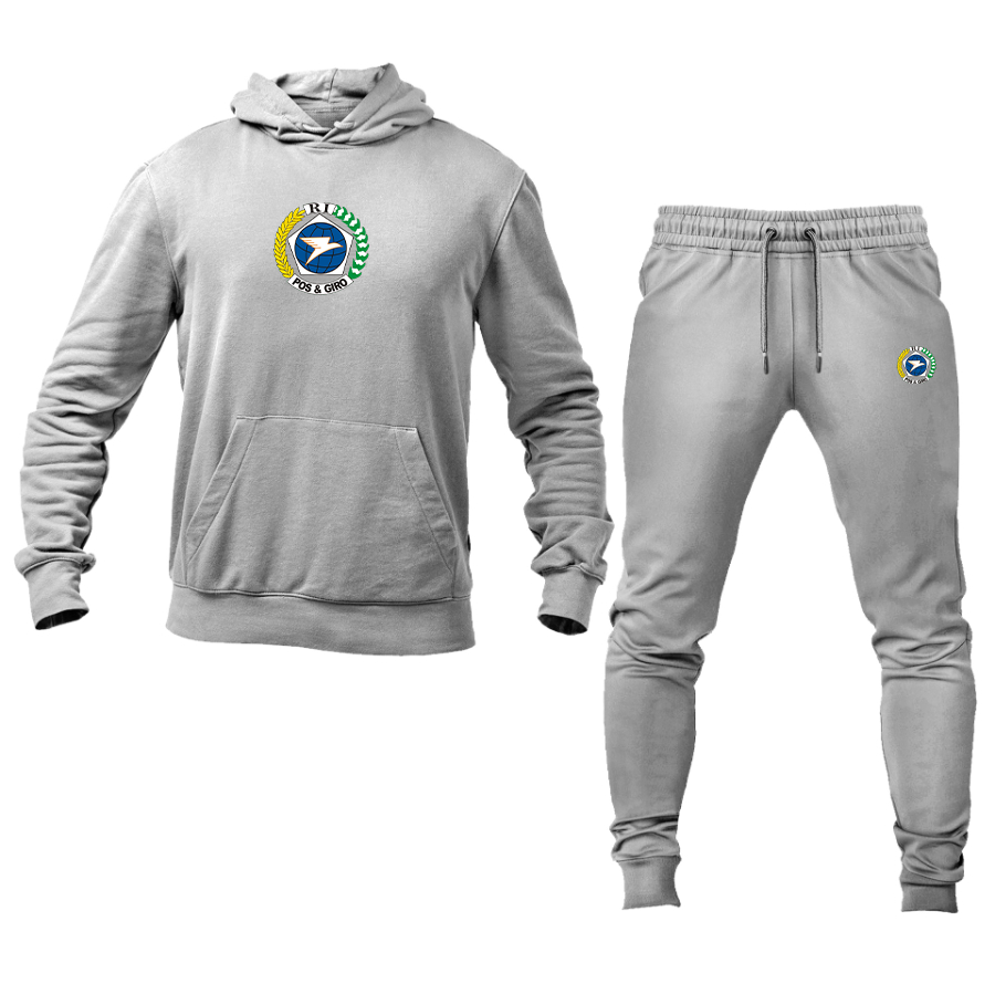 Men's Pos & Giro Logo Hoodie Joggers Set