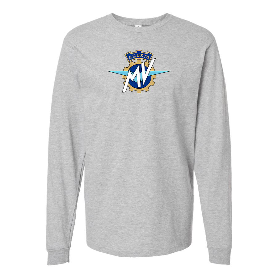 Men's MV Agusta Logo Cotton Long Sleeve T-Shirt