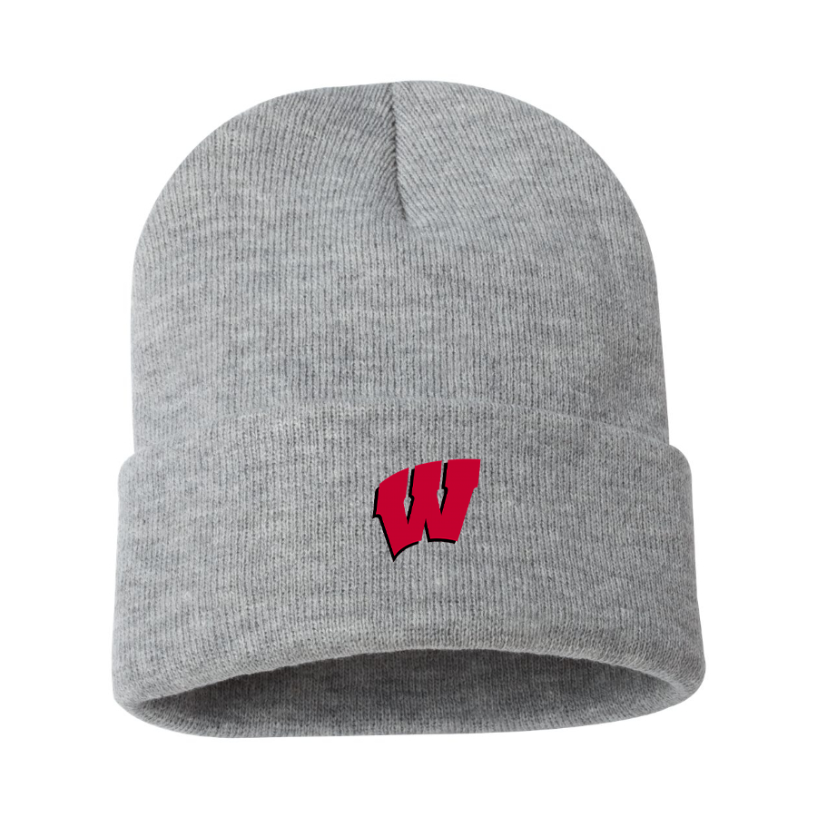 Wisconsin Badgers Logo Beanie Hat
