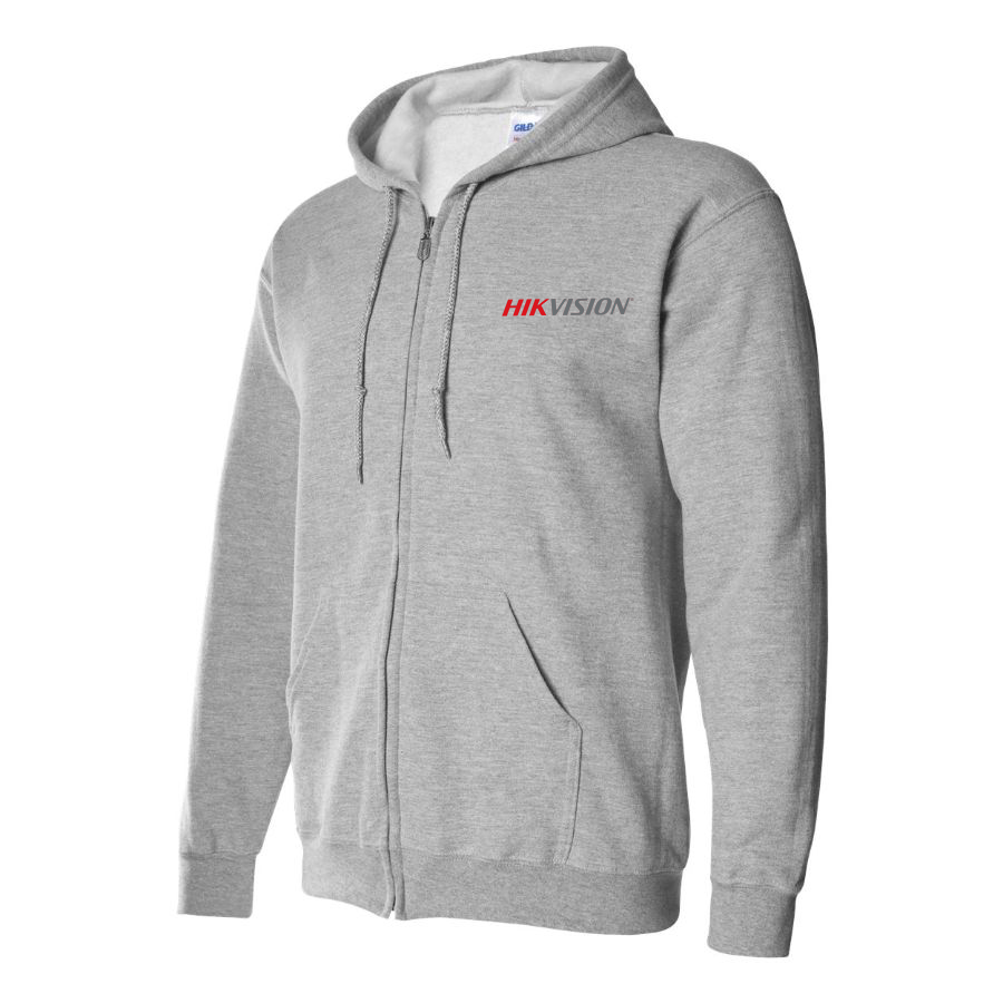 Men's Hikvision Logo Zipper Hoodie