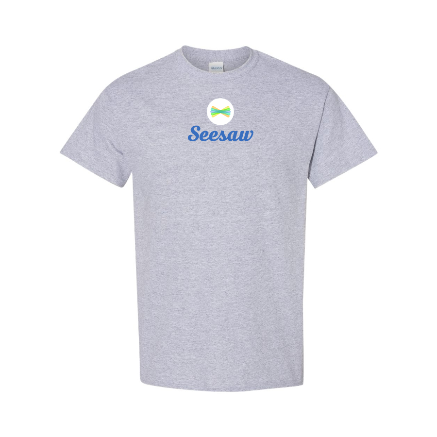 Men's Seesaw Logo Cotton T-Shirt