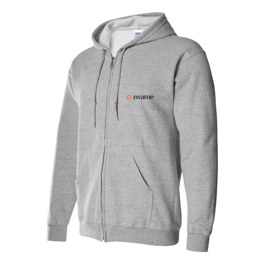Men's Zivame Logo Zipper Hoodie