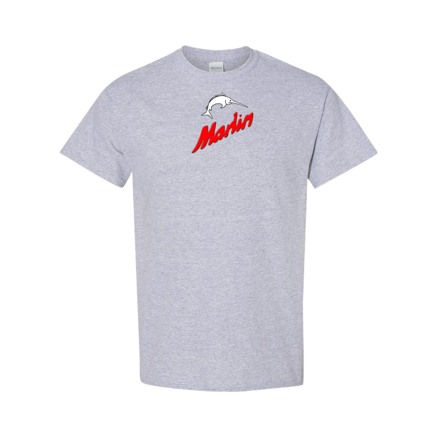 Men's Marlin Logo Cotton T-Shirt