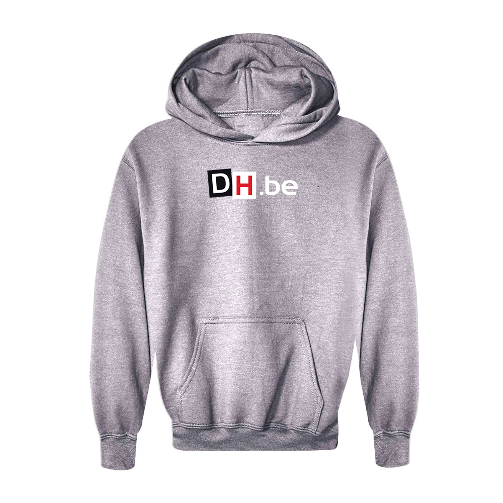 Youth  DH Derniere Heure  Logo  Pullover Hoodie