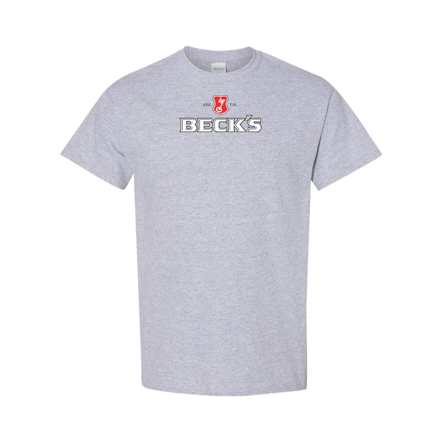 Men's Becks Logo Cotton T-Shirt