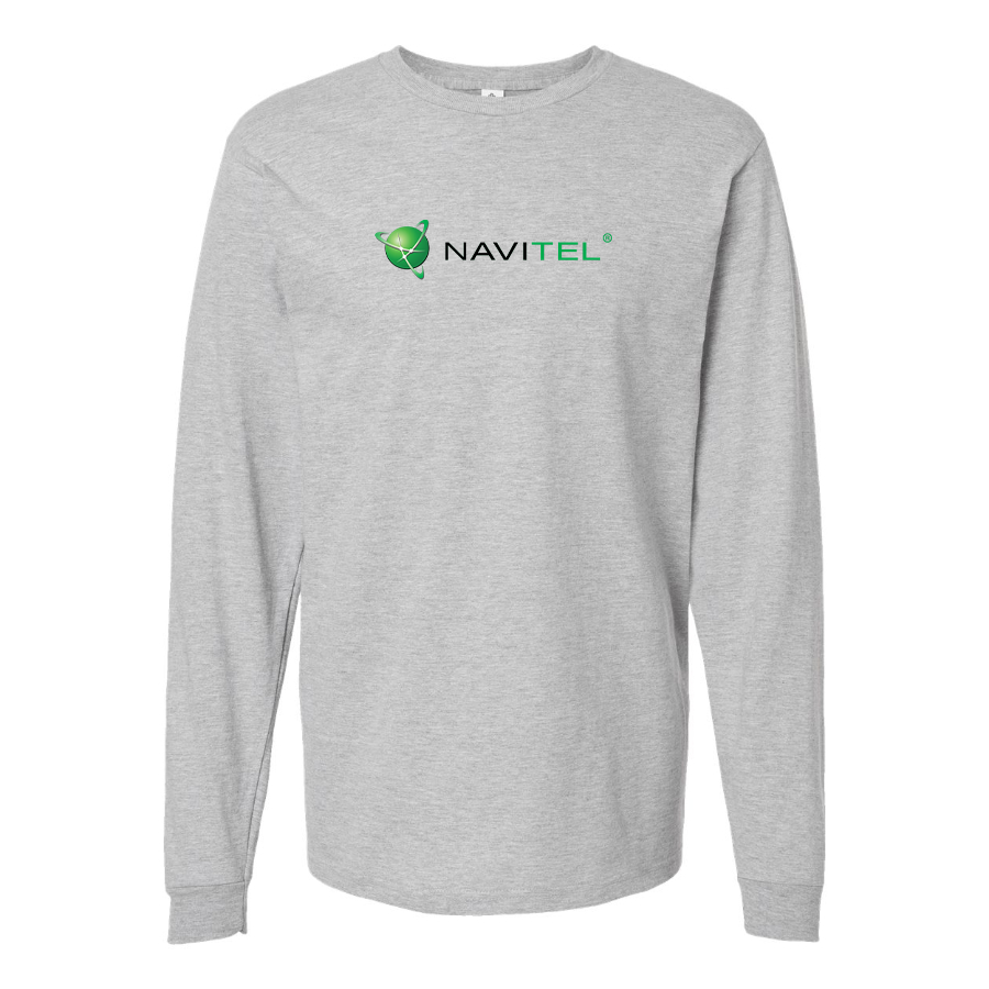 Men's Navitel Logo Cotton Long Sleeve T-Shirt