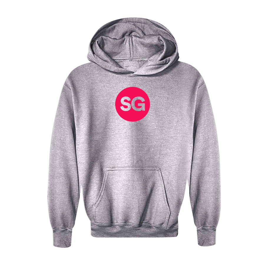 Youth Sofiagray Logo Pullover Hoodie