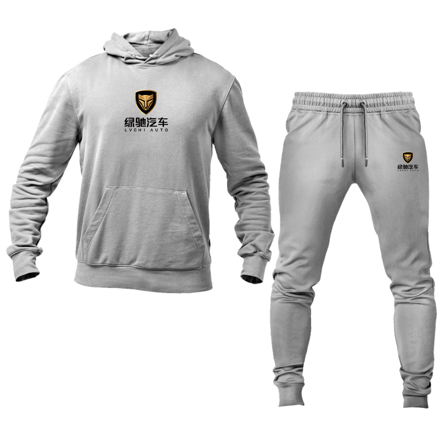 Men's Lvchi Logo Hoodie Joggers Set