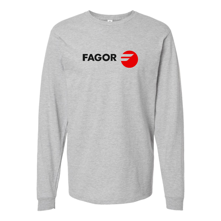 Men's Fagor Logo Cotton Long Sleeve T-Shirt