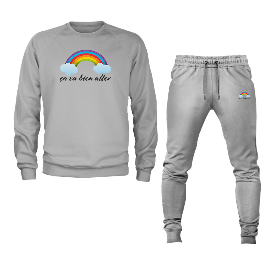 Men's Ça va bien aller Crewneck Sweatshirt Joggers Suit
