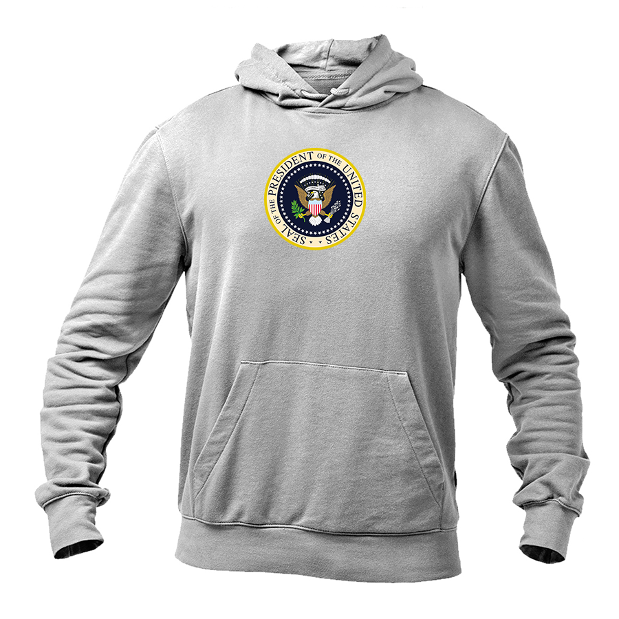 Men's USA President Seal Logo Pullover Hoodie
