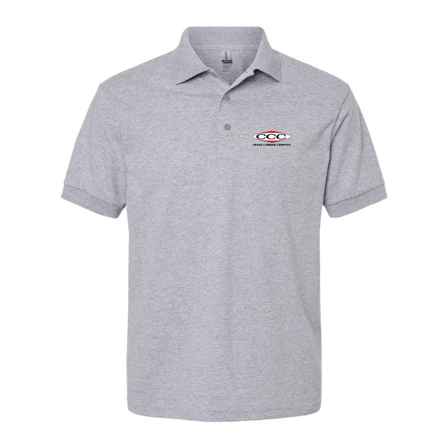 Men's Crane Carrier Company  Logo Dry Blend Polo