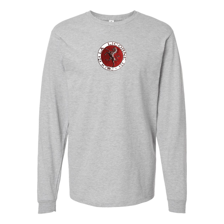 Men's Corre La Licorne Logo Cotton Long Sleeve T-Shirt