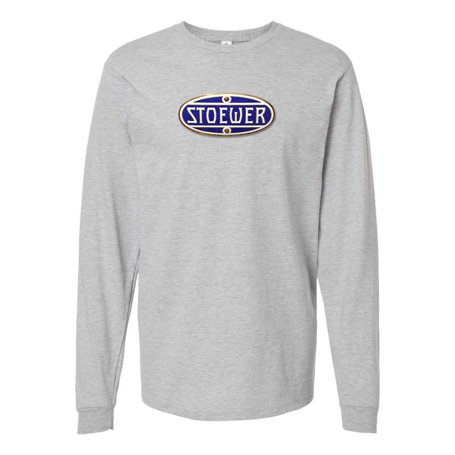 Men's Stoewer Logo Cotton Long Sleeve T-Shirt