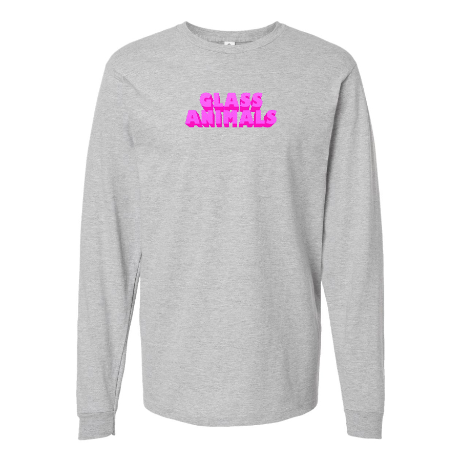 Men's Glass Animals Logo Cotton Long Sleeve T-Shirt